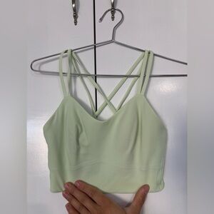 lululemon athletica Light Green Sports Bra